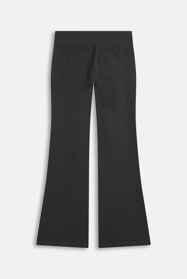 Displays the Raven 'Juicy' branded Active Low Rise Pant