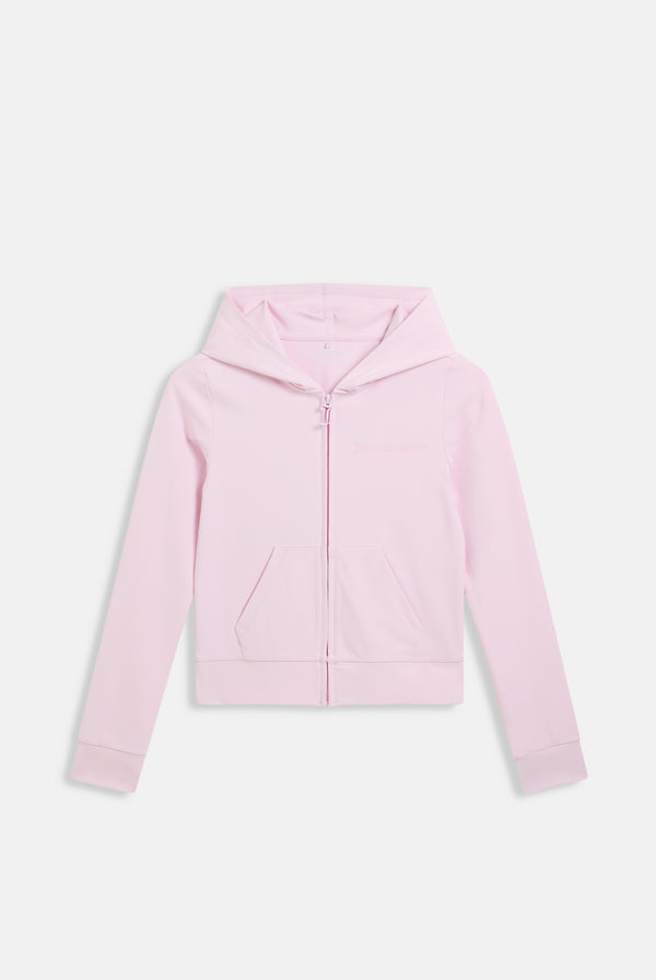 CHERRY BLOSSOM PEACHED ACTIVE FITTED HOODIE