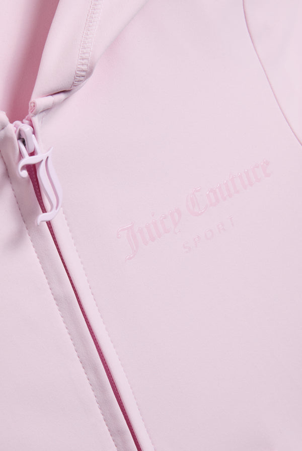 CHERRY BLOSSOM PEACHED ACTIVE FITTED HOODIE