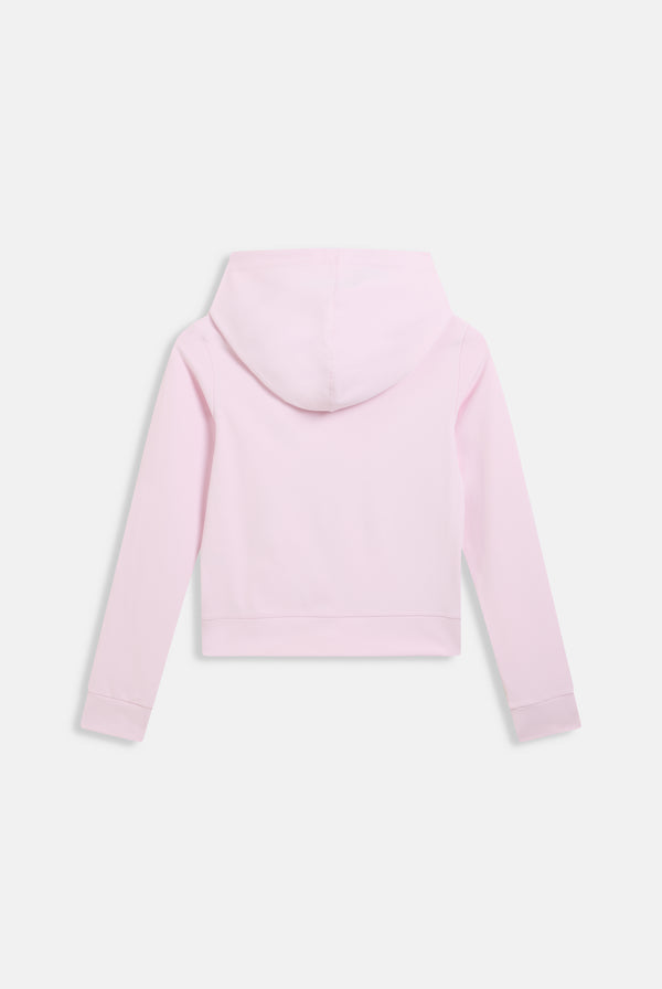 CHERRY BLOSSOM PEACHED ACTIVE FITTED HOODIE