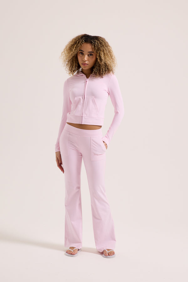 CHERRY BLOSSOM PEACHED ACTIVE LOW RISE PANTS