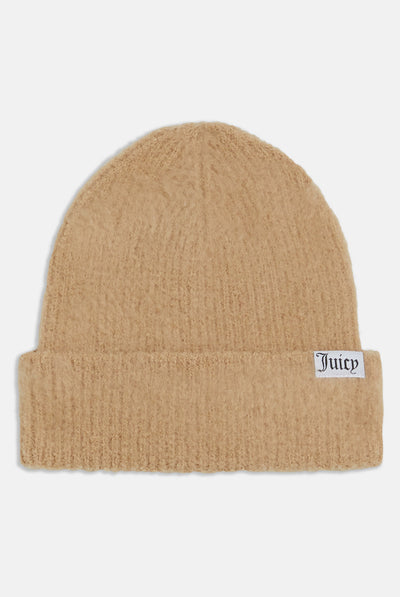 NOMAD FLUFFY KNIT PATCH BEANIE