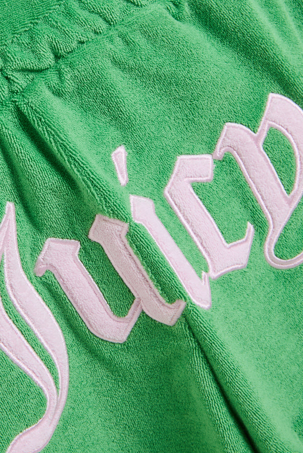 PEPPERMINT APPLIQUE TERRY TOWELLING ROMPER