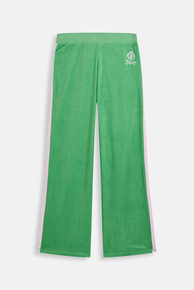 PEPPERMINT APPLIQUE TERRY ULTRA LOW TRACK PANTS