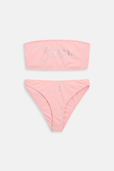 JUICY PINK DIAMANTE BANDEAU BIKINI