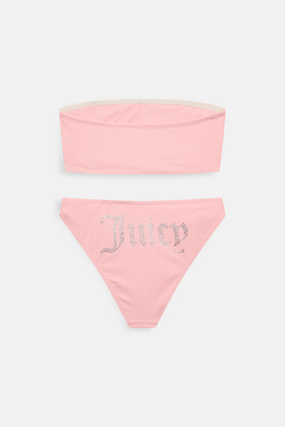 JUICY PINK DIAMANTE BANDEAU BIKINI