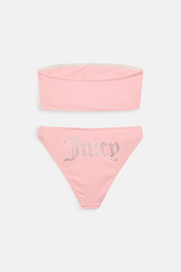 JUICY PINK DIAMANTE BANDEAU BIKINI