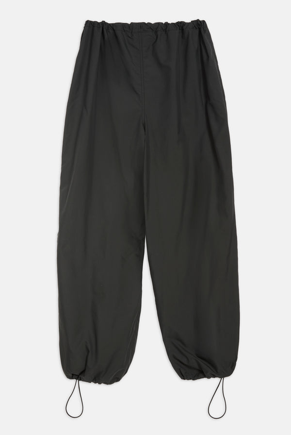 BLACK DIAMANTÉ PARACHUTE PANTS