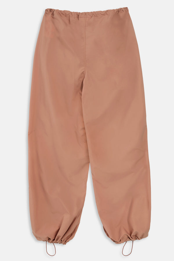 CAFÉ AU LAIT DIAMANTÉ PARACHUTE PANTS