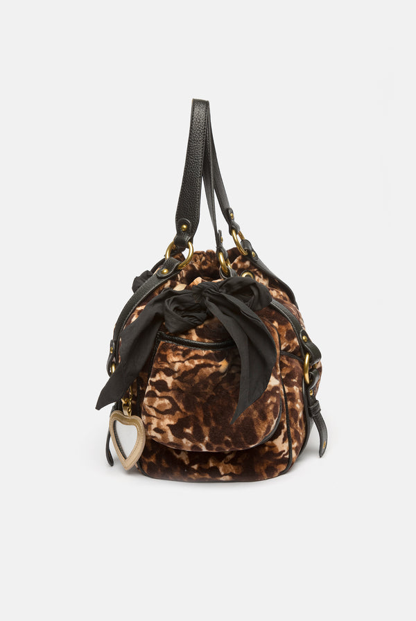JAVA LEOPARD PRINT DAYDREAMER SHOPPER BAG