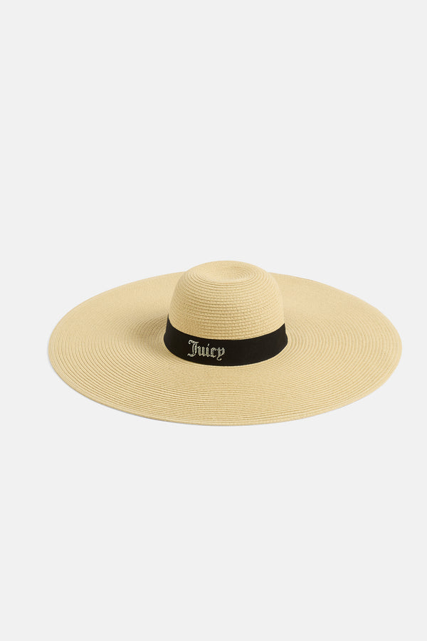 NATURAL FLOPPY STRAW HAT