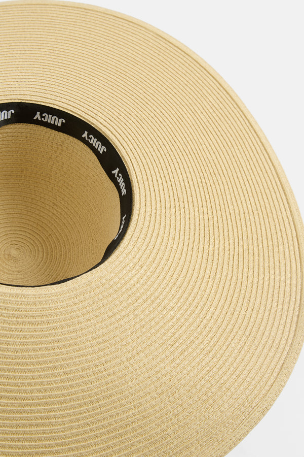 NATURAL FLOPPY STRAW HAT