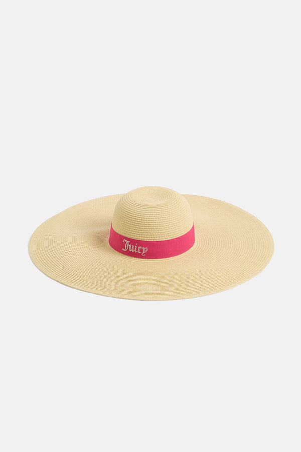 NATURAL FLOPPY STRAW HAT