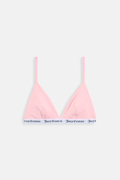 JUICY PINK COTTON TRIANGLE BRA