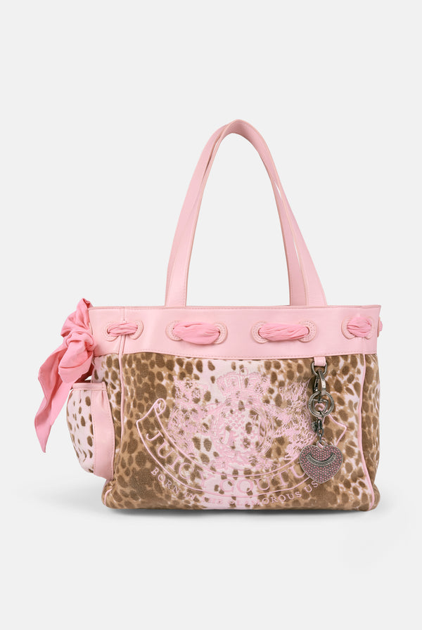 PINK CHEETAH DAYDREAMER SHOPPER BAG