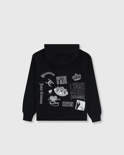 'Juicy by PLEASURES' BLACK BLISS HOODIE