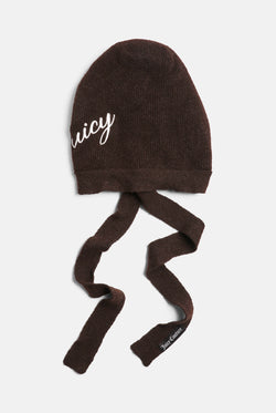 Displays the Java 'Juicy' branded Bonnet With Bow