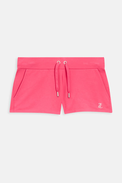 HOT PINK LUXURY JERSEY DIAMANTÉ BOOTY SHORT