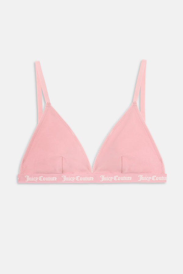 3 Pack Scallop Cotton Triangle Bralettes