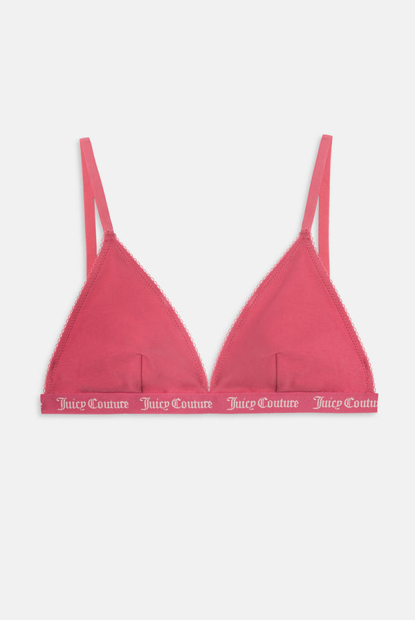 3 Pack Scallop Cotton Triangle Bralettes