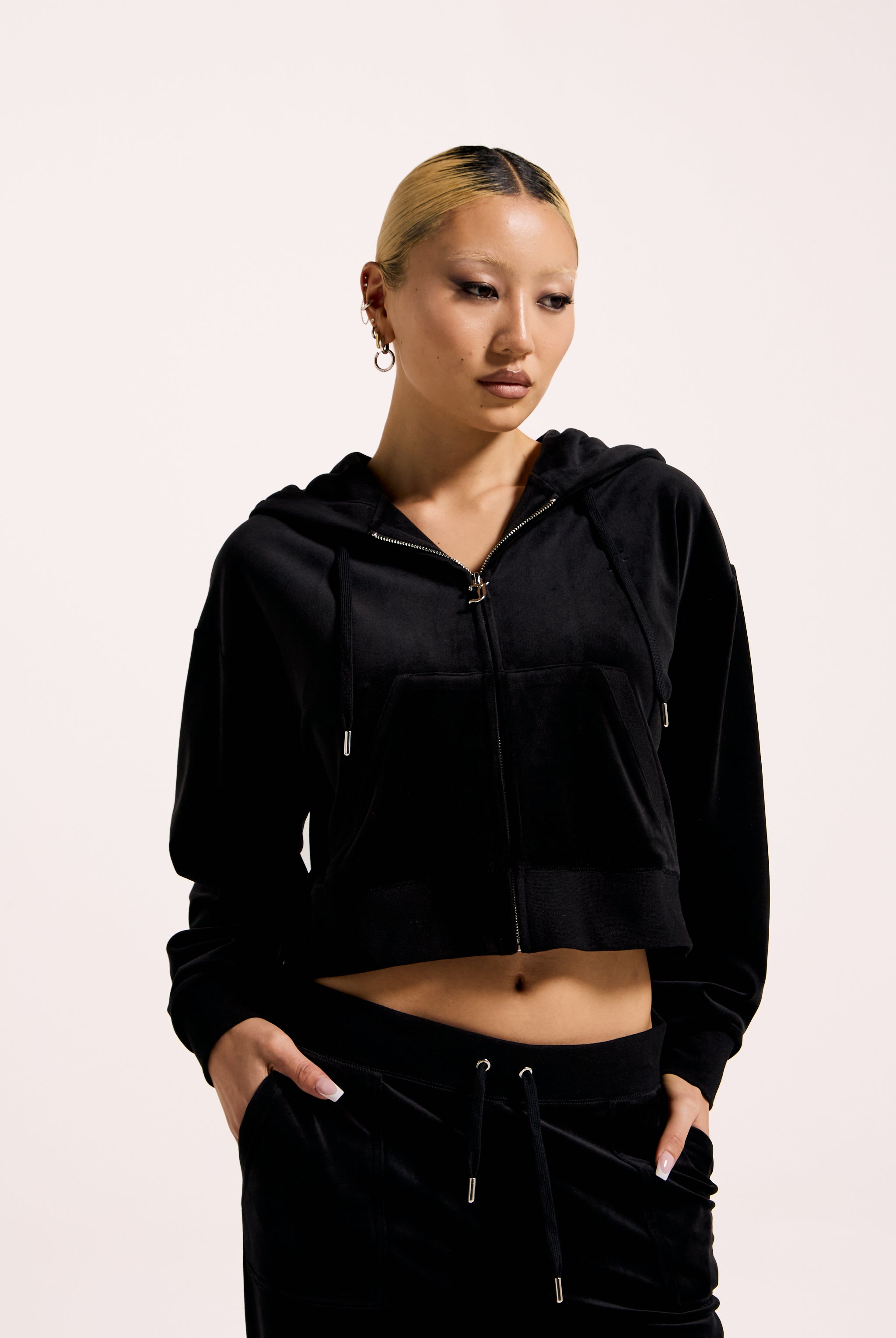 BRENDAL CROP OVERSIZED HOODIE – Juicy Couture UK