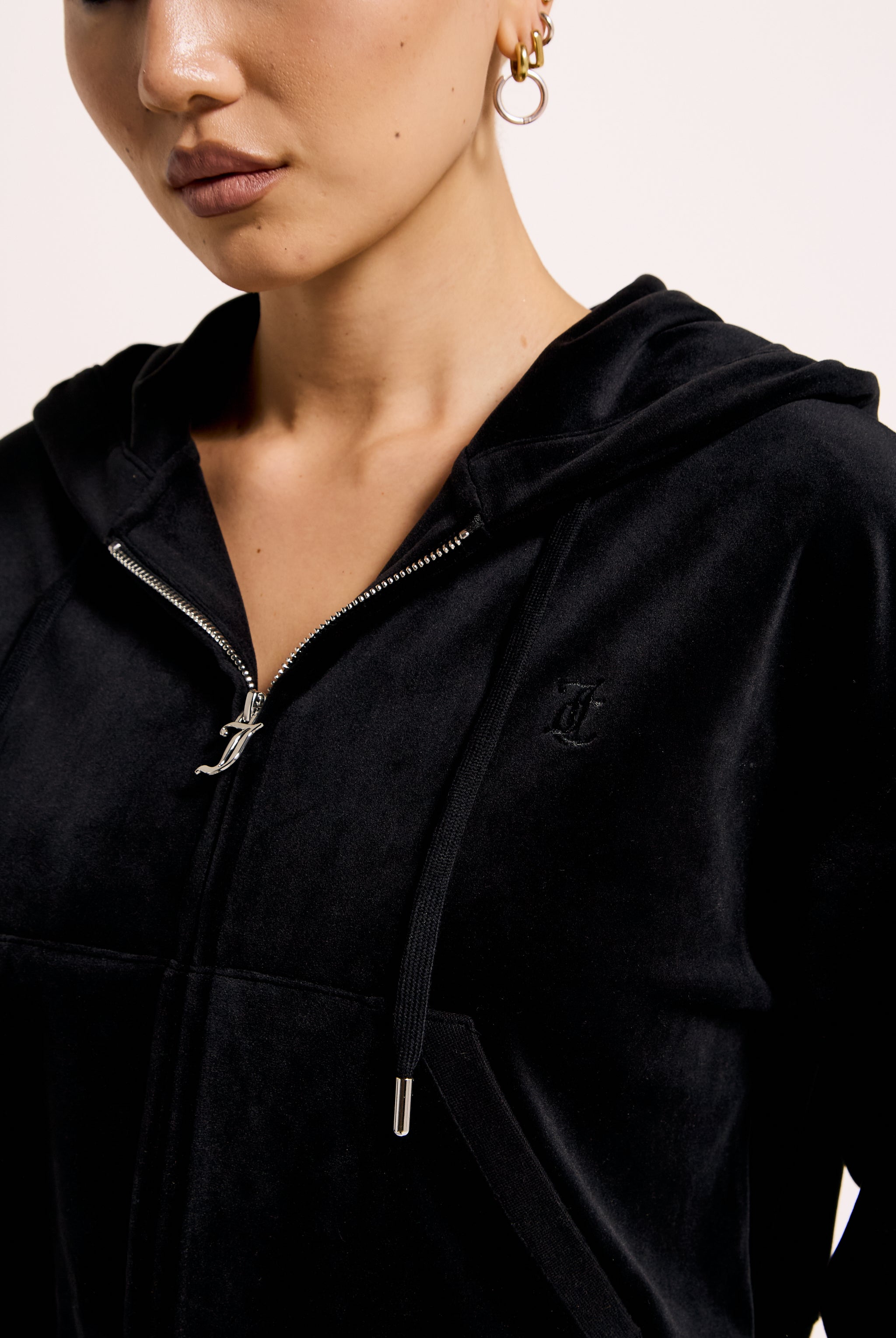 BRENDAL CROP OVERSIZED HOODIE – Juicy Couture UK