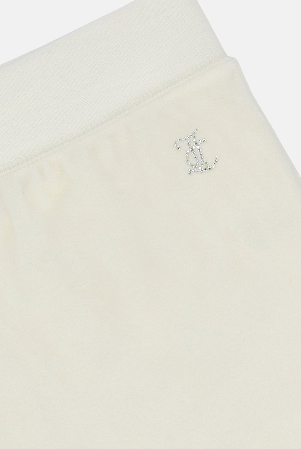 MARSHMALLOW BRIDESMAID CLASSIC VELOUR  LOW RISE TRACK PANTS
