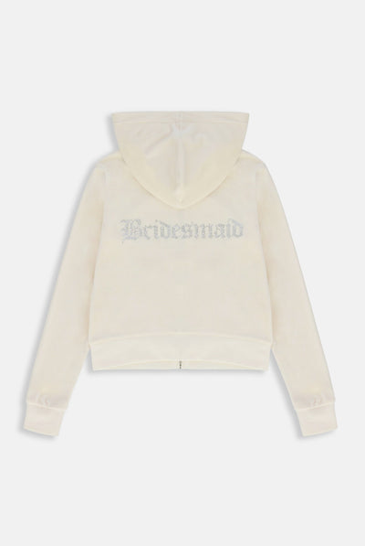 MARSHMALLOW BRIDESMAID CLASSIC VELOUR HOODIE