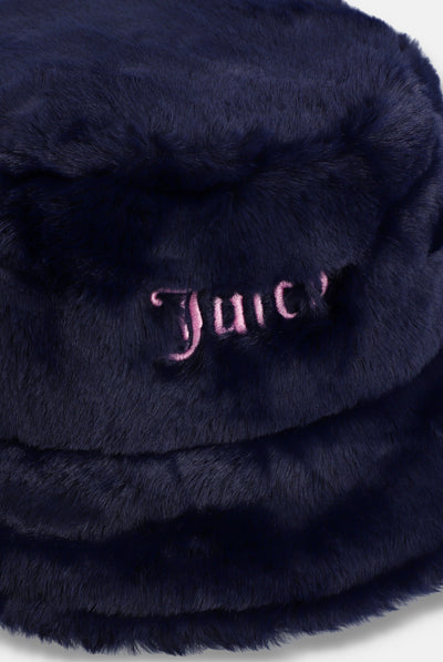 NIGHT SKY FAUX FUR BUCKET HAT