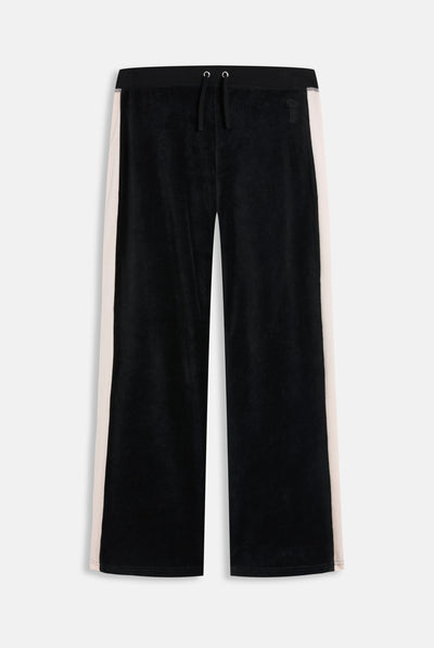 BLACK OG STRAIGHT STRIPE LOW RISE PANT