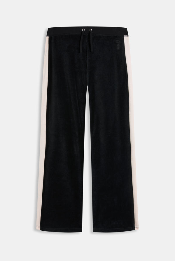 BLACK OG STRAIGHT STRIPE LOW RISE PANT