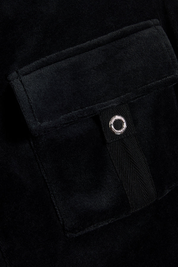 BLACK OG STRAIGHT STRIPE LOW RISE PANT