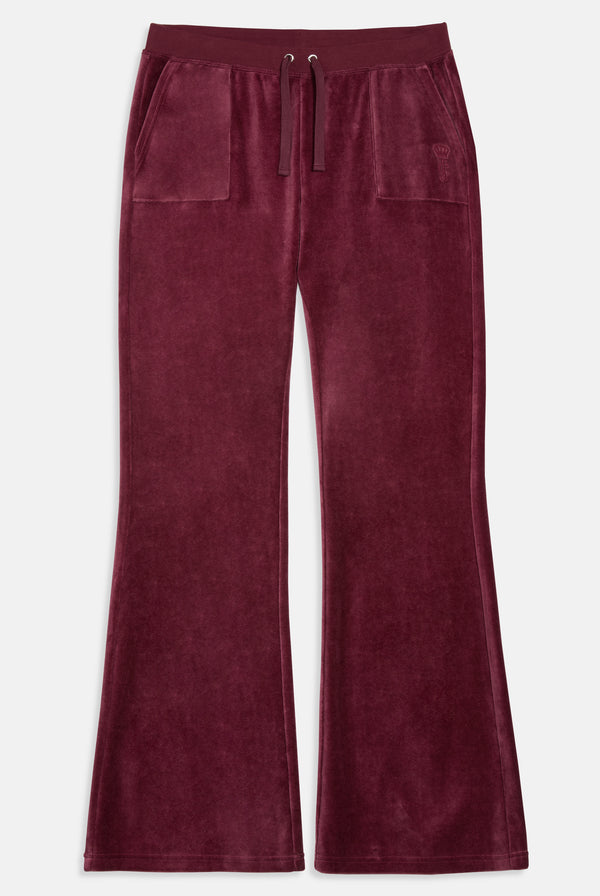 TAWNY PORT ULTRA LOW RISE BAMBOO VELOUR HERITAGE POCKETED BOTTOMS