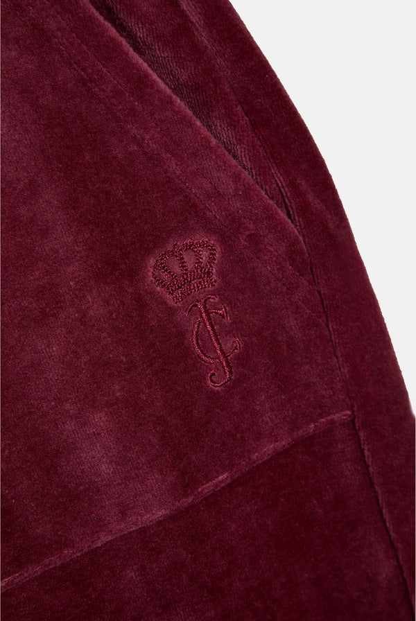 TAWNY PORT ULTRA LOW RISE BAMBOO VELOUR HERITAGE POCKETED BOTTOMS