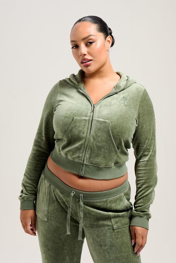 THYME BAMBOO VELOUR HERITAGE HOODIE