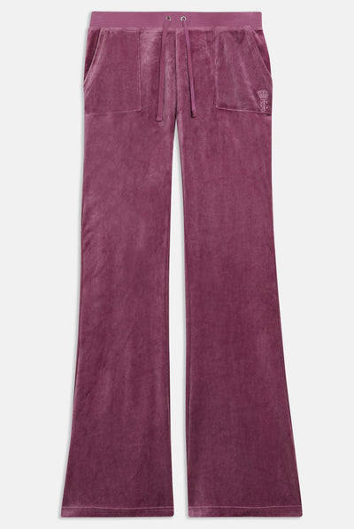 DAMSON ULTRA LOW RISE BAMBOO VELOUR HERITAGE POCKETED BOTTOMS