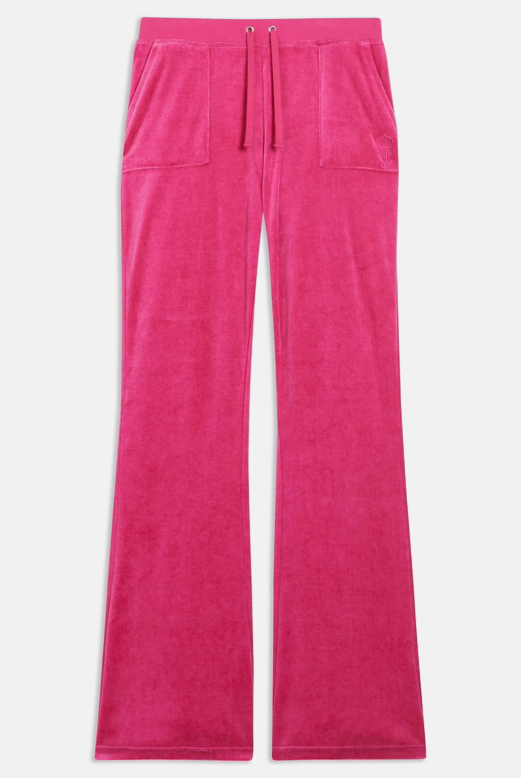 NOSTALGIA PINK ULTRA LOW RISE BAMBOO VELOUR HERITAGE POCKETED BOTTOMS