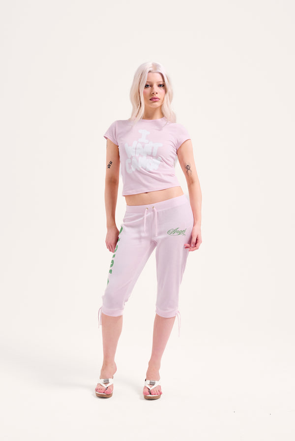 ALMOND BLOSSOM I WANT CANDY BABY TEE