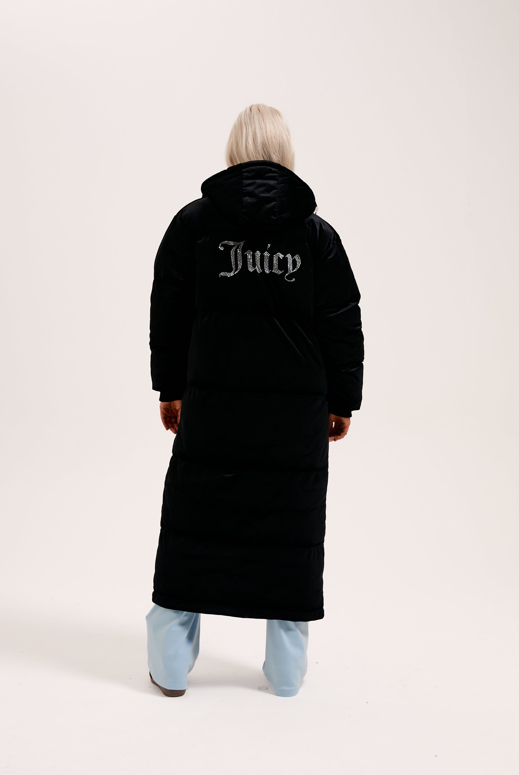 Juicy Couture ロングコート M ブラック Century Longline Puffa Jacket | Juicy Couture UK