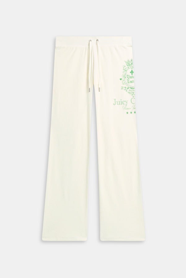 MARSHMALLOW CHATEAU TERRY TOWELLING TRACKPANT