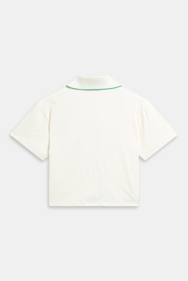 Displays the Marshmallow 'Juicy' Branded short sleeve pyjama set 