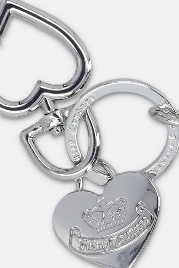 SILVER CHERRY KEY CHAIN