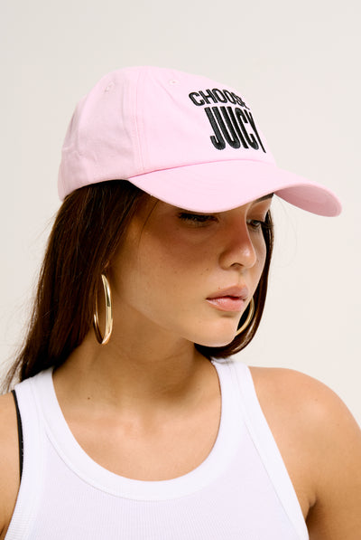 JUICY PINK CHOOSE JUICY CAP