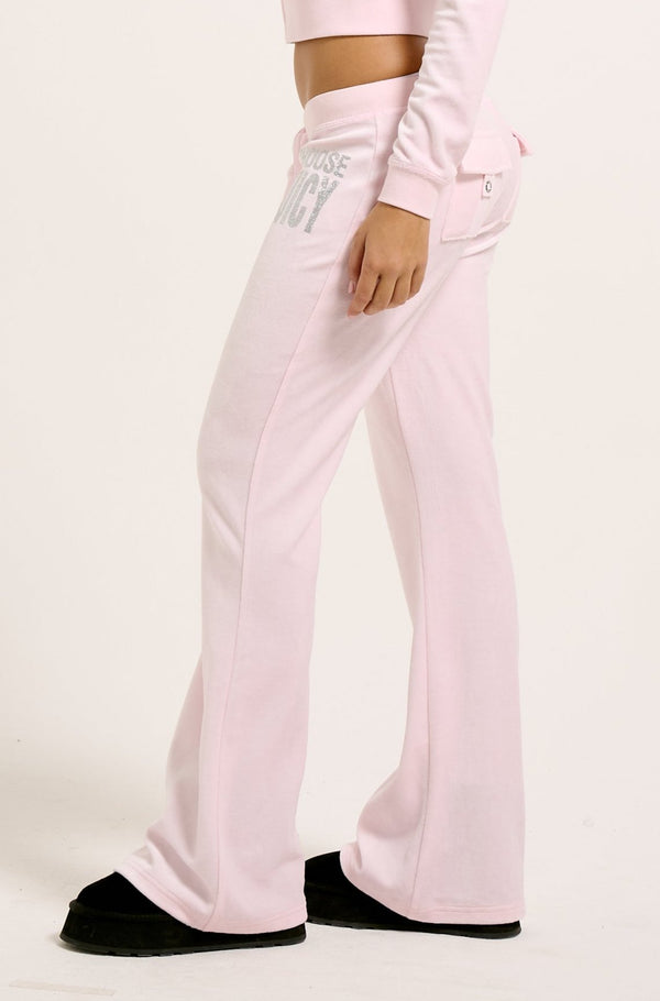 CHERRY BLOSSOM CHOOSE JUICY ULTRA LOW RISE BAMBOO VELOUR HERITAGE BOTTOMS