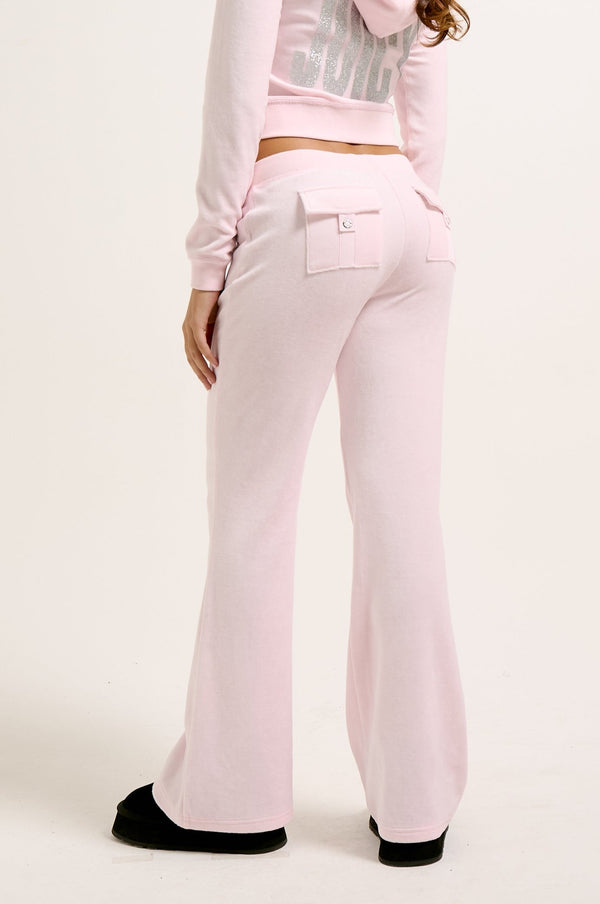 CHERRY BLOSSOM CHOOSE JUICY ULTRA LOW RISE BAMBOO VELOUR HERITAGE BOTTOMS