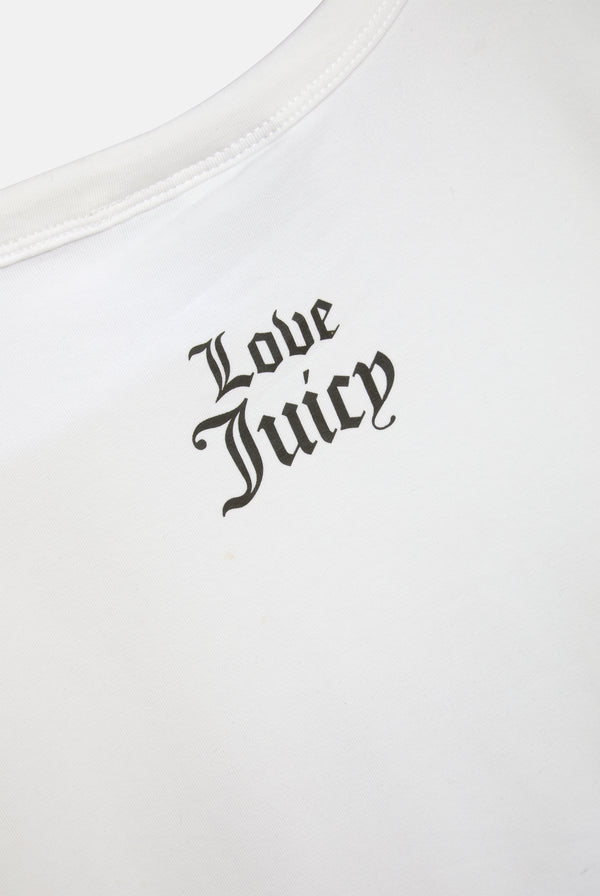 THE ICONS / WHITE 'CHOOSE JUICY' TEE