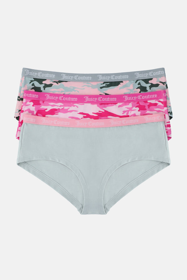 HOT PINK CAMO BOXER 3 PACK