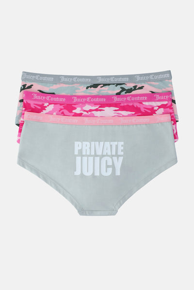 HOT PINK CAMO BOXER 3 PACK