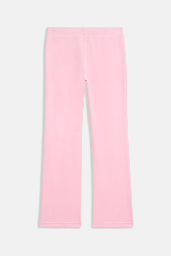 JUICY PINK OUTLINE DIAMANTE CLASSIC VELOUR LOW RISE  PANT