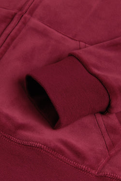 Displays the Tawny Port 'Juicy' branded classic velour Robertson hoodie